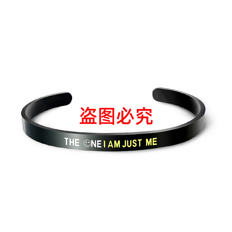 Wholesale Family Inspirational Phrases Engraved Stainless Steel Necklace