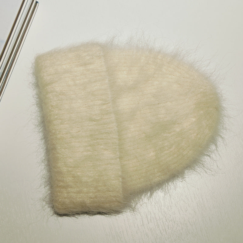 Wholesale Autumn and Winter High-end Warm Furry Long-haired Alpaca Wool Hat