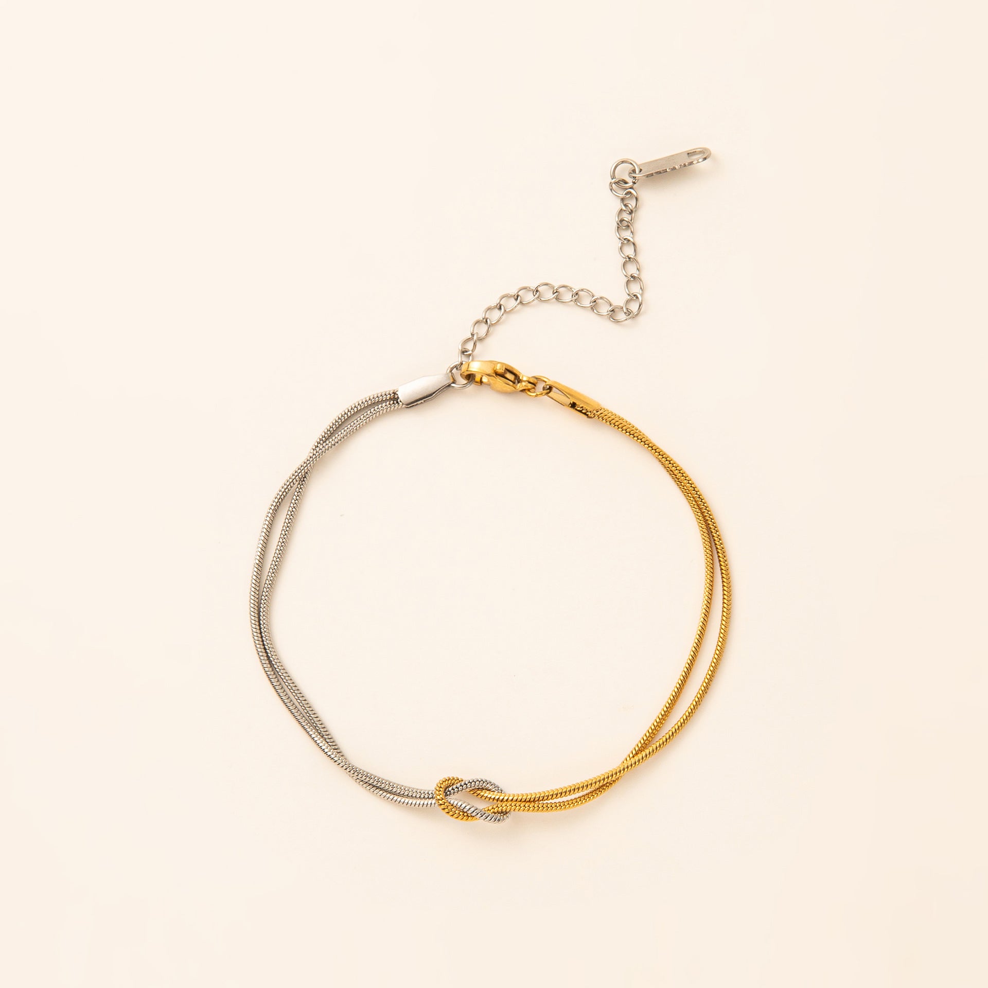 Wholesale Knot snake bone chain herringbone titanium steel bracelet