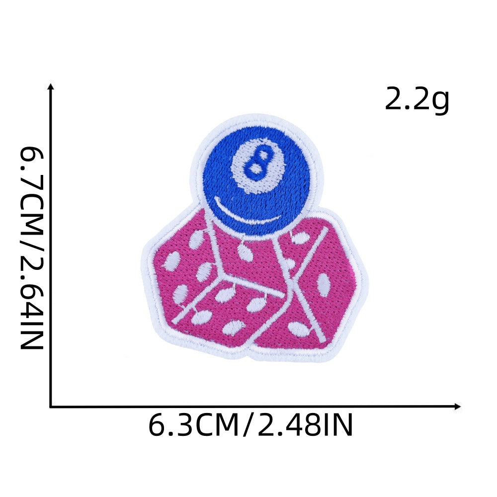 Wholesale Pink Cartoon Embroidery Iron On Patch For Kids Clothing DIY Accessory Gift