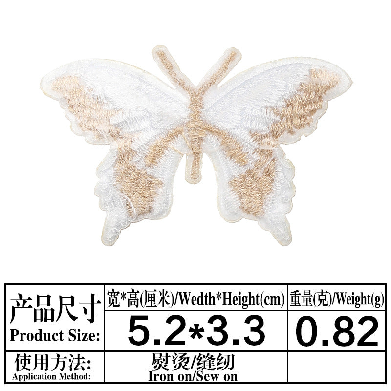 Wholesale Chinese Style Embroidered Flower Patches Twill DIY Applique Decorative Accent For Towels Bags Resale