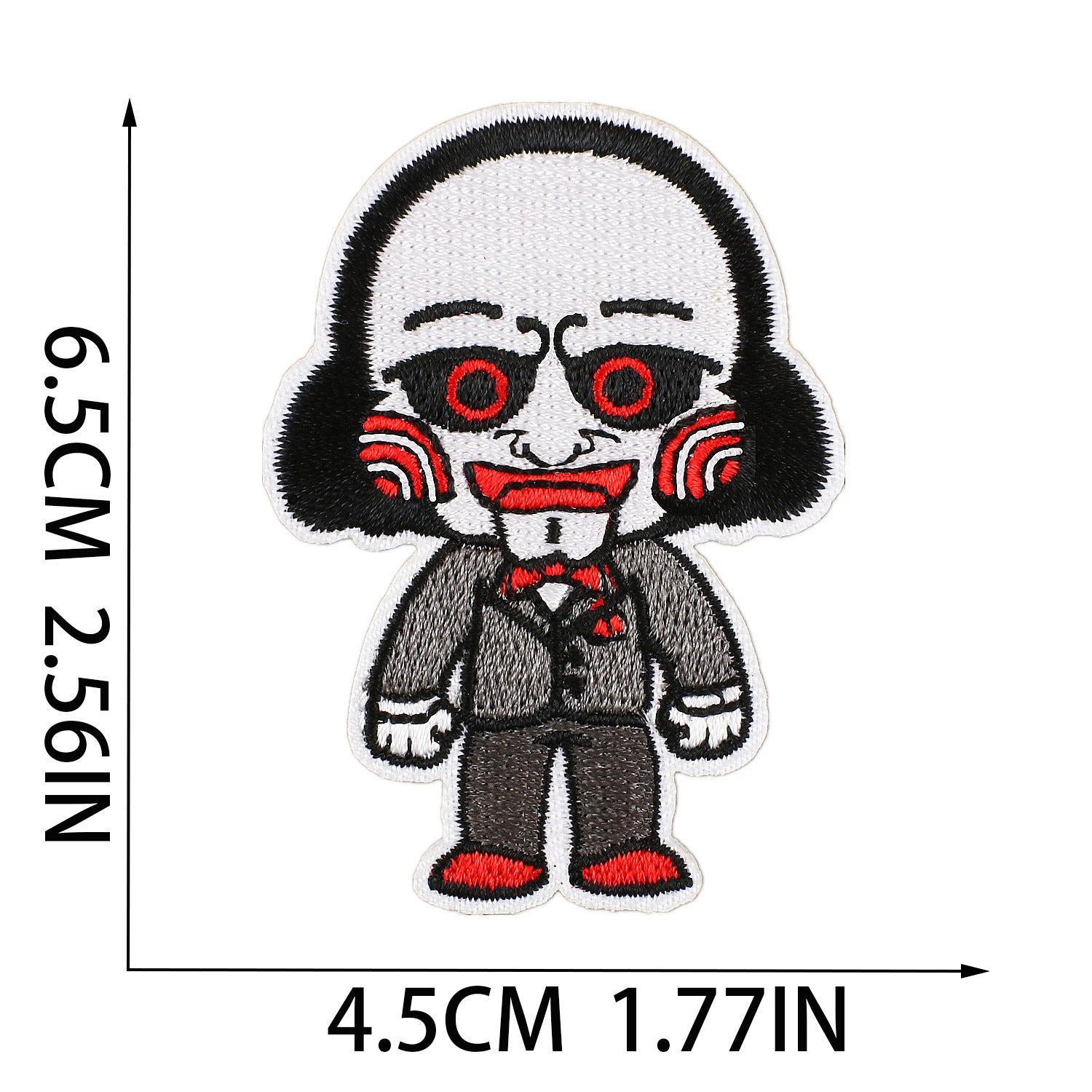 Wholesale  Cartoon Ghost Embroidery Patch Polyester Decorative Accent For Bags Clothing DIY Craft Resale