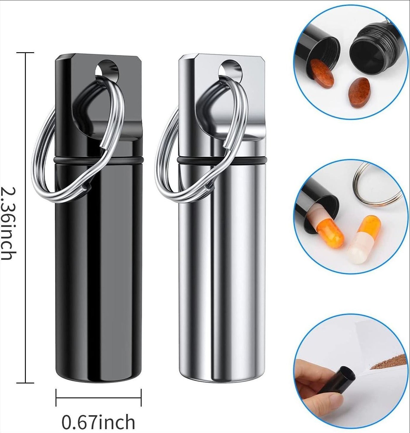Wholesale Aluminum Alloy Cartridge Keychain