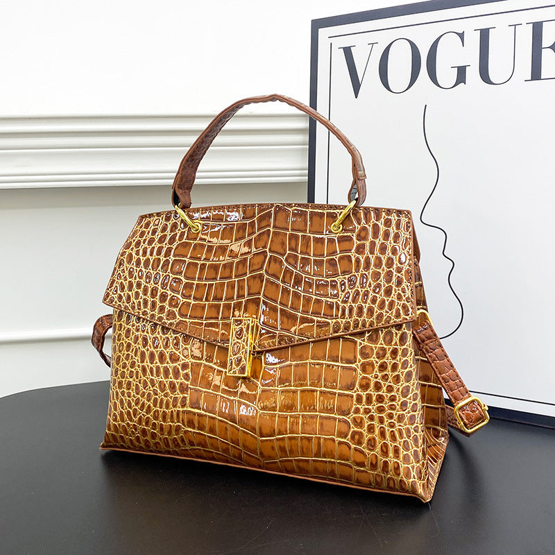 Wholesale Stone Pattern PU Shoulder Bag