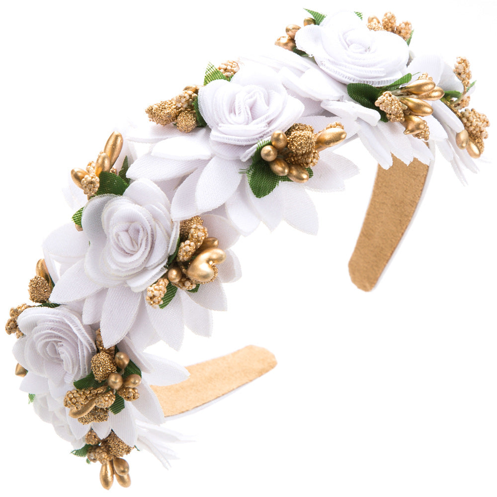 Wholesale Forest based simulation flower street photography headband