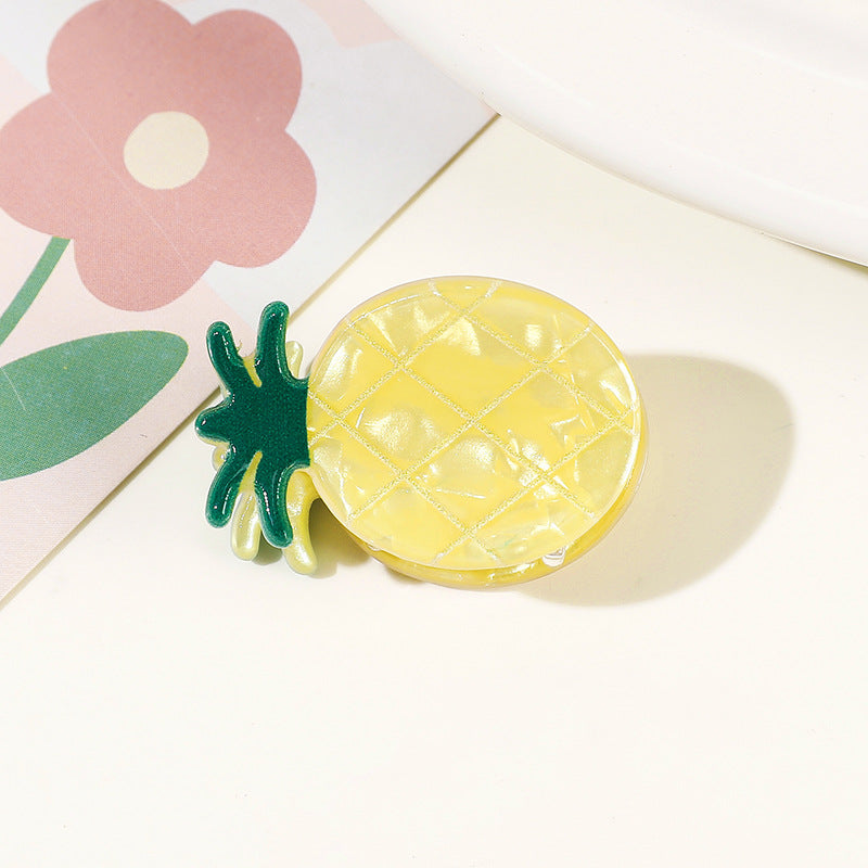 Wholesale Acrylic Fruit Design Hair Claw Clips Cute Fashion Hair Accessory For Everyday Styling