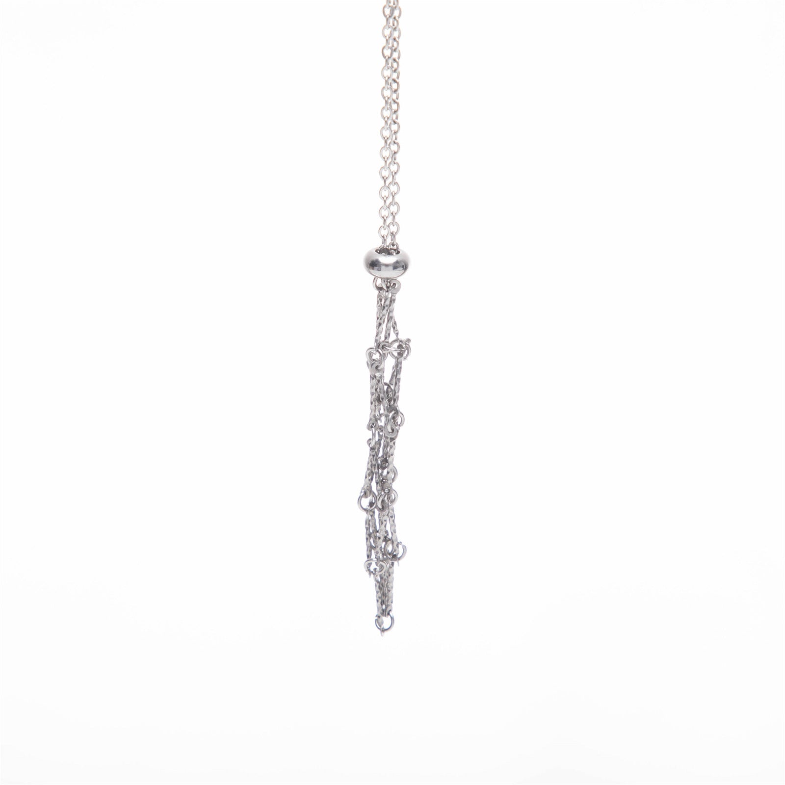 Wholesale Stainless Steel Net Pocket Natural Gemstone Crystal Accessories Bamboo Woven Adjustable Chain Pendant