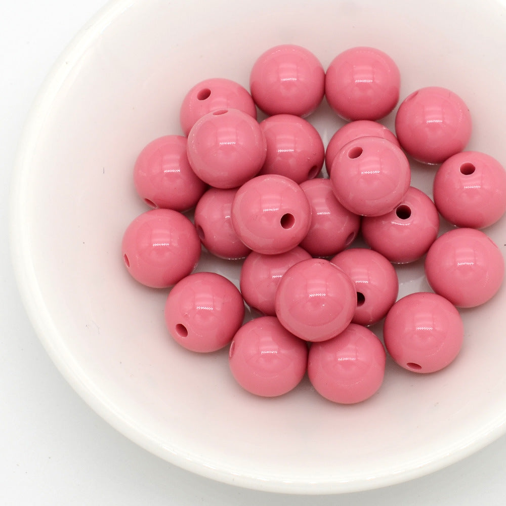 Wholesale Acrylic Iridescent Round Beads 8Mm Mixed Colors DIY Jewelry Making Fashion Accessory Craft Supply For Gifts