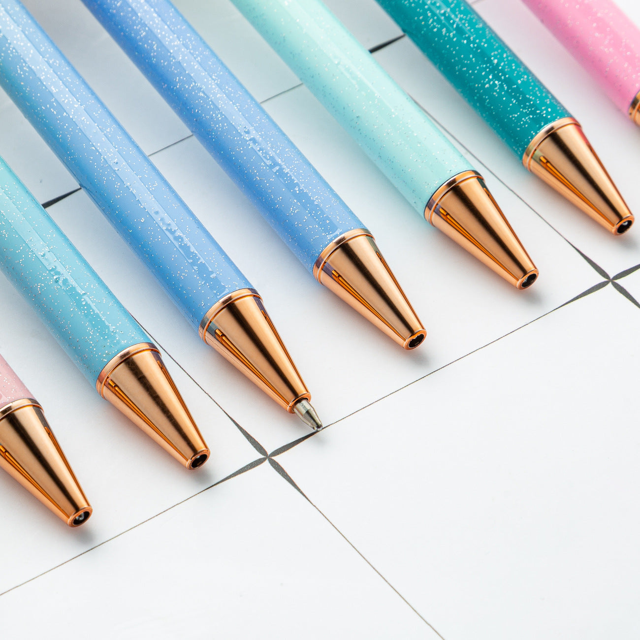 Wholesale Creative Glitter Metal Ballpoint Pen