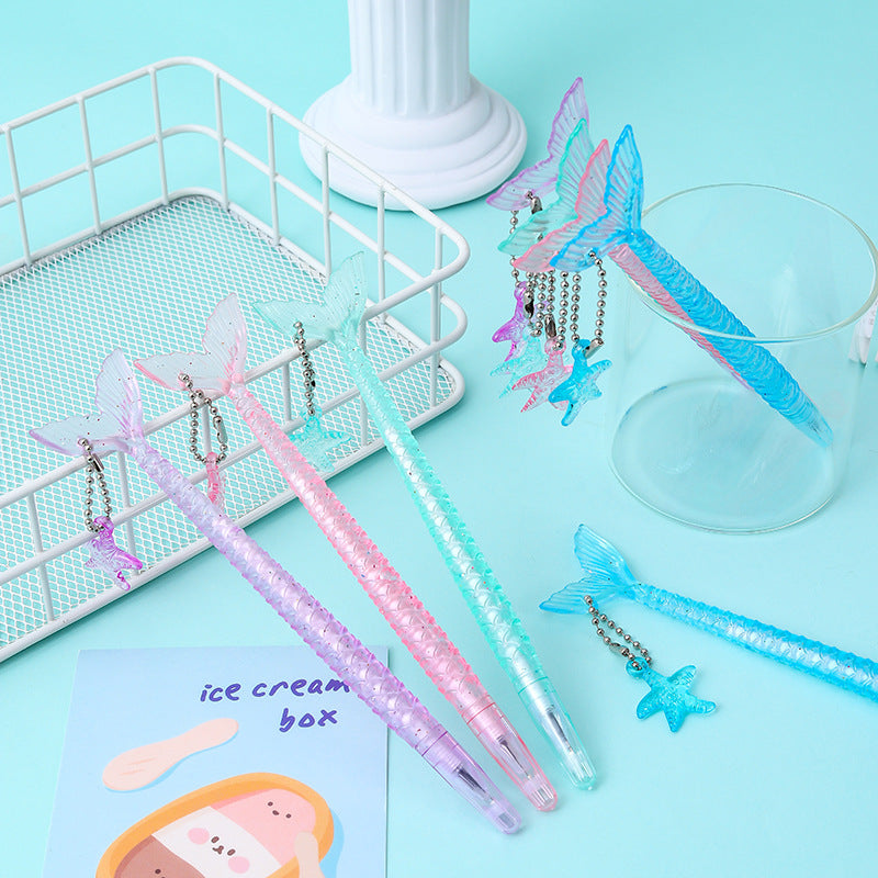 Wholesale Plastic Mermaid Shape Gel Pen