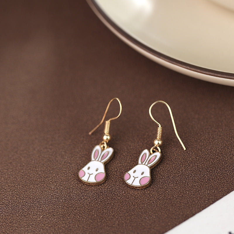 Wholesale Easter cartoon cute rabbit earrings