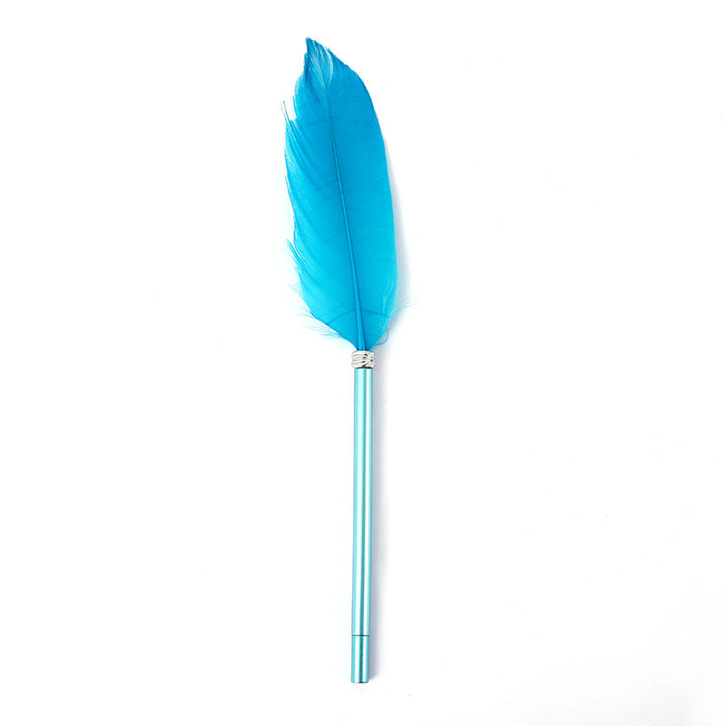 Wholesale Plastic Goose Feather Gel Pen