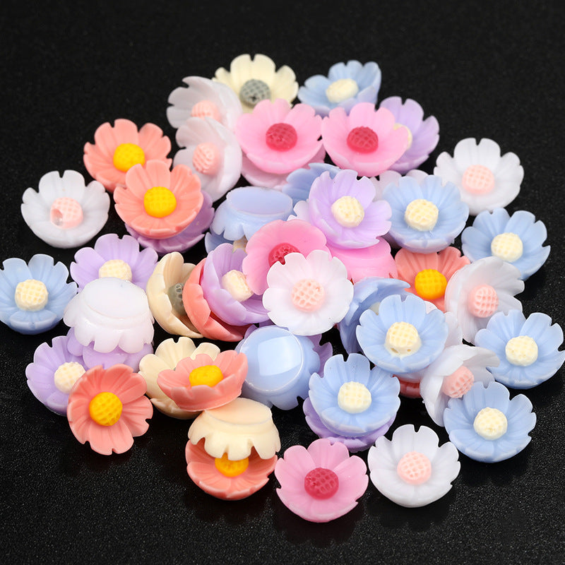 Wholesale 200PCS/PACK Mini Resin Accessories Rose Cherry Blossom Nail Art Jewelry Beads