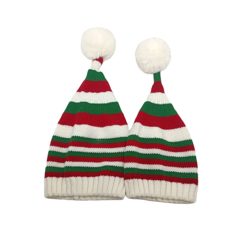 Wholesale Christmas Adult Children Parent-child Acrylic Thick Knitted Beanie