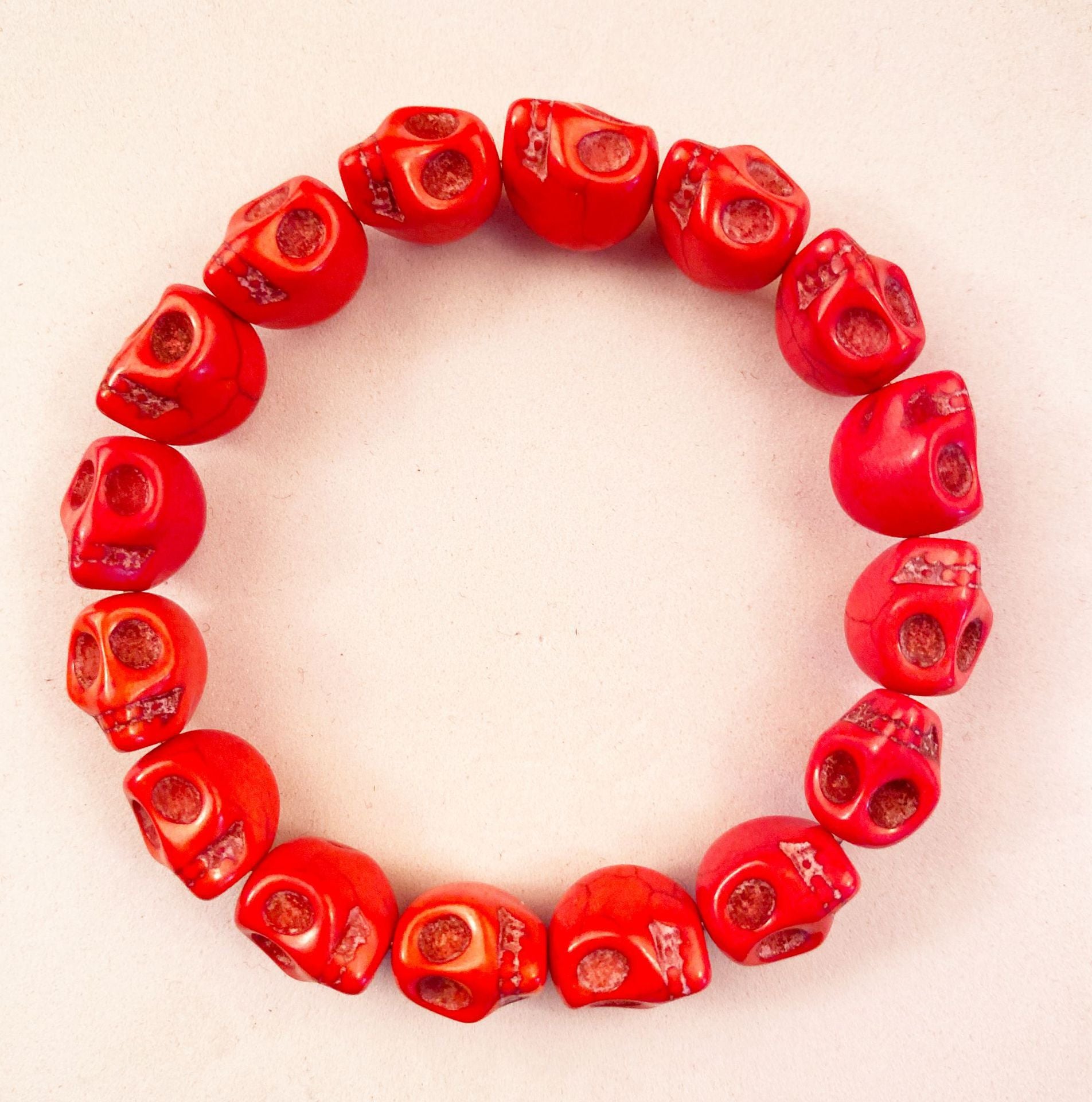 Wholesale Colorful Skull Bracelet