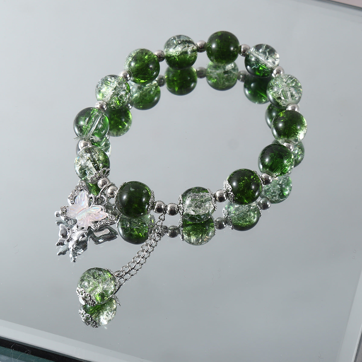 Wholesale  Super Fairy Butterfly Jade Broken Bracelet  Charms Butterfly Bracelets