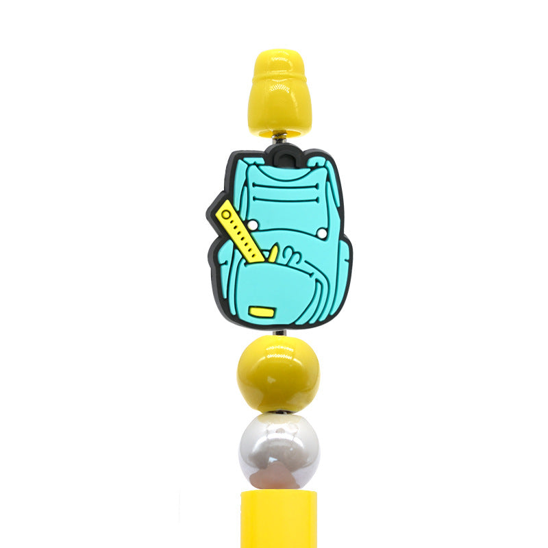 Wholesale Random 100pcs Cartoon School Series Focal Beads