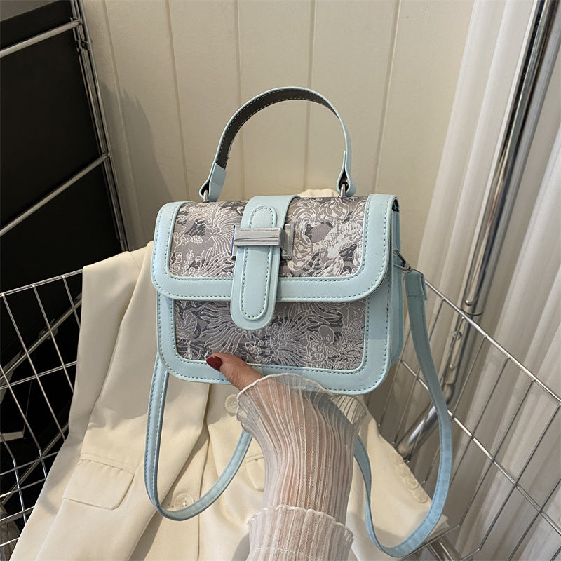 Wholesale 2023 Summer New Stitching PU Messenger Bag
