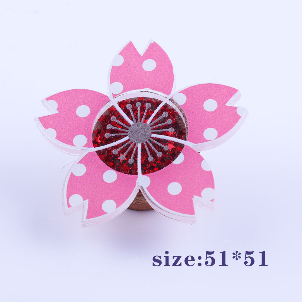 Wholesale 10pcs/pack  Cartoon quicksand Acrylic Flatback