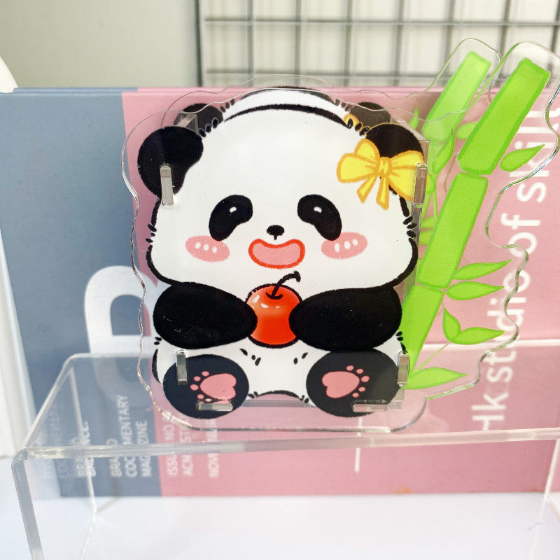 Wholesale Cute Creative Panda Pen Holder Storage Ornaments Office Desktop Decorations