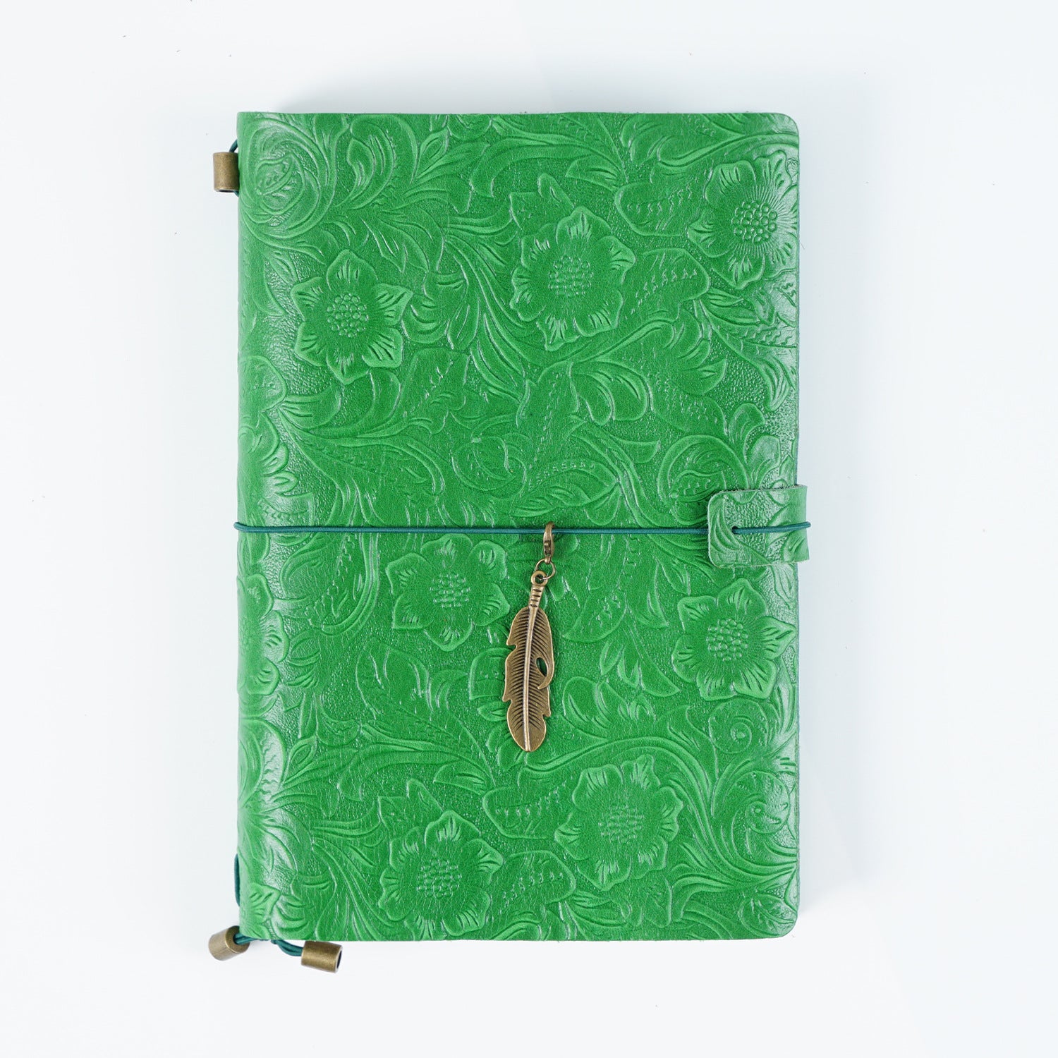 Wholesale Vintage Carved Handmade Loose-leaf Top Layer Cowhide Notebook