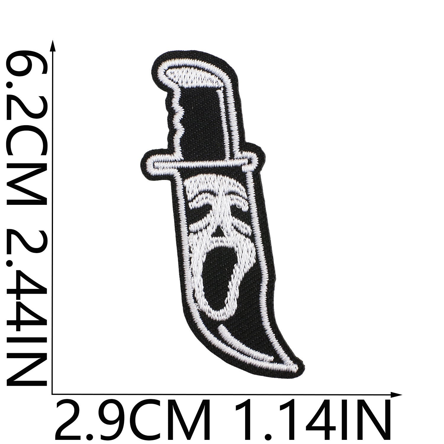 Wholesale Iron On Embroidered Patch Set Love Lips Lightning Black White Flowers Trendy Fashion Clothing Decoration Gift Resale