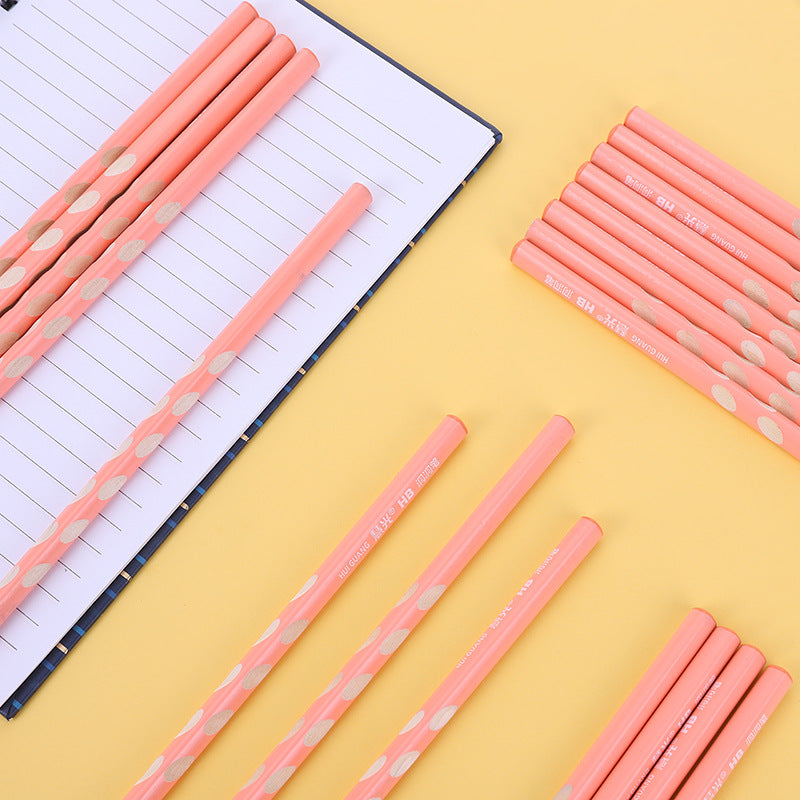 Wholesale Anti-bite Sticky Top Hole Pen Wooden Pencil