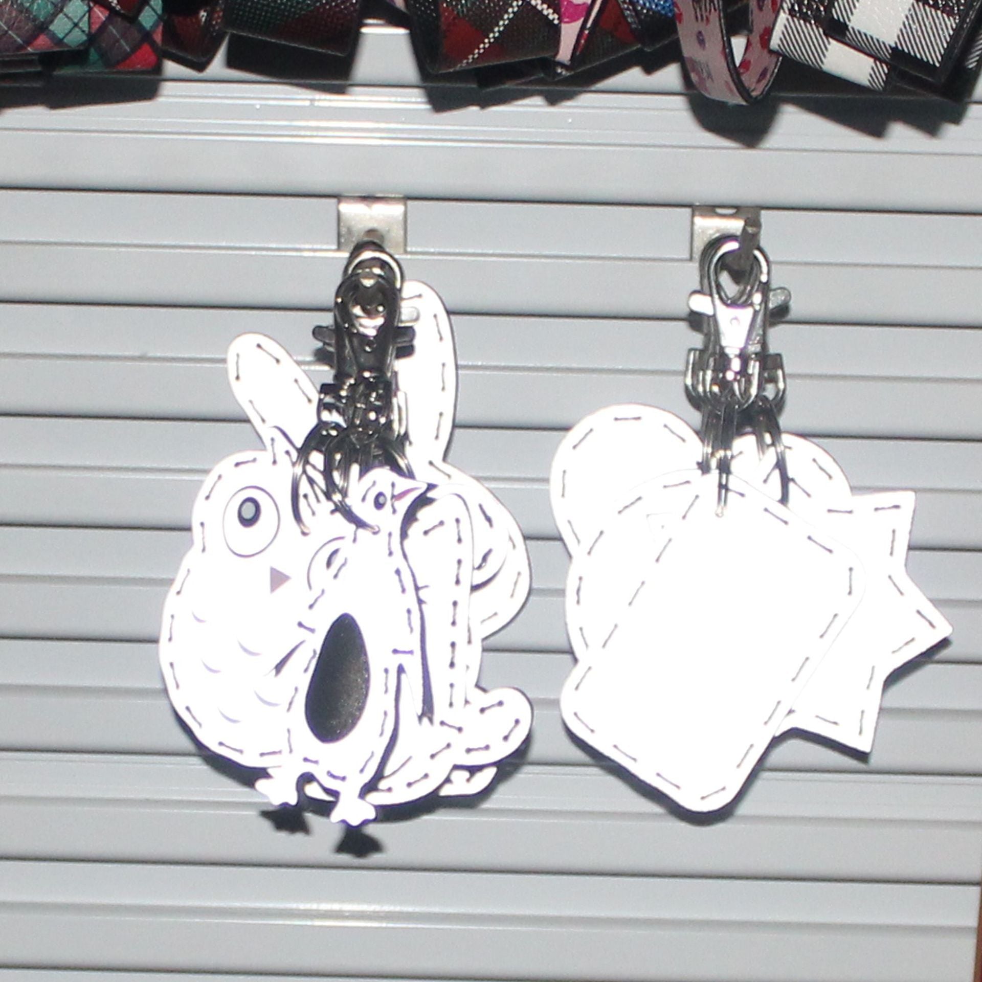 Wholesale Reflective Animal Leather Keychain