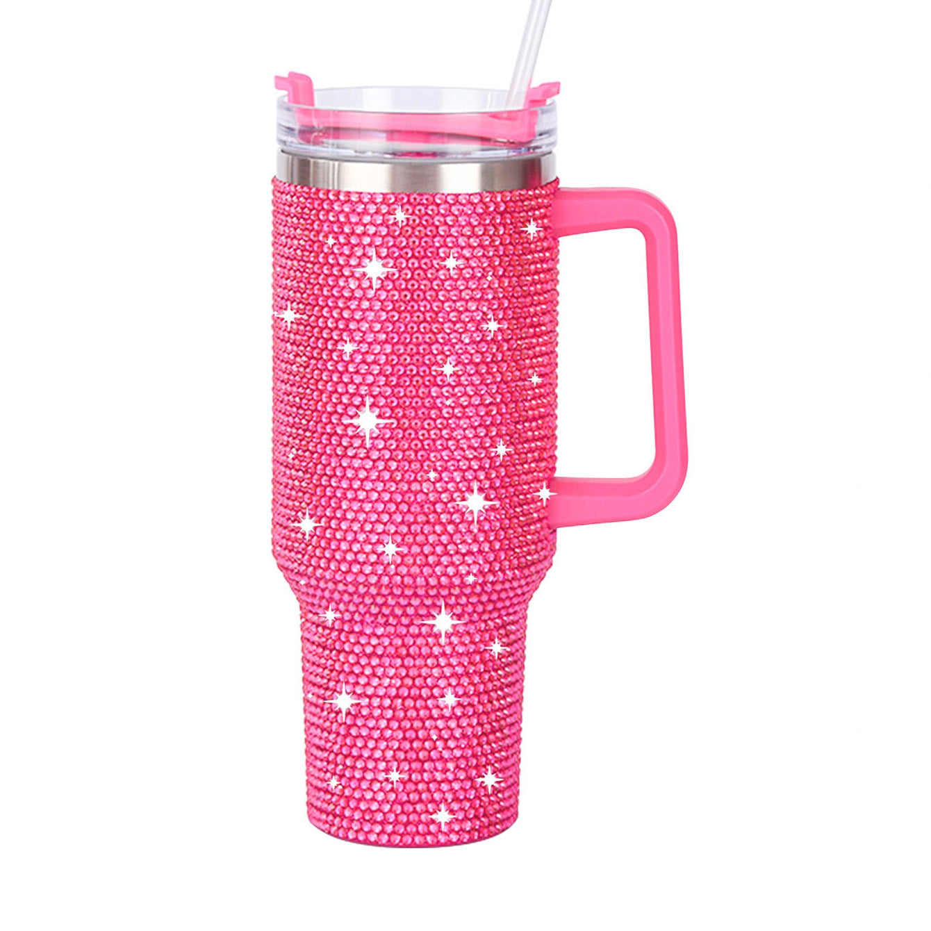 Wholesale Tumbler Ice Bullies Cup  40oz Cow Pattern Diamond-encrusted Portable Thermos Tumbler Cup