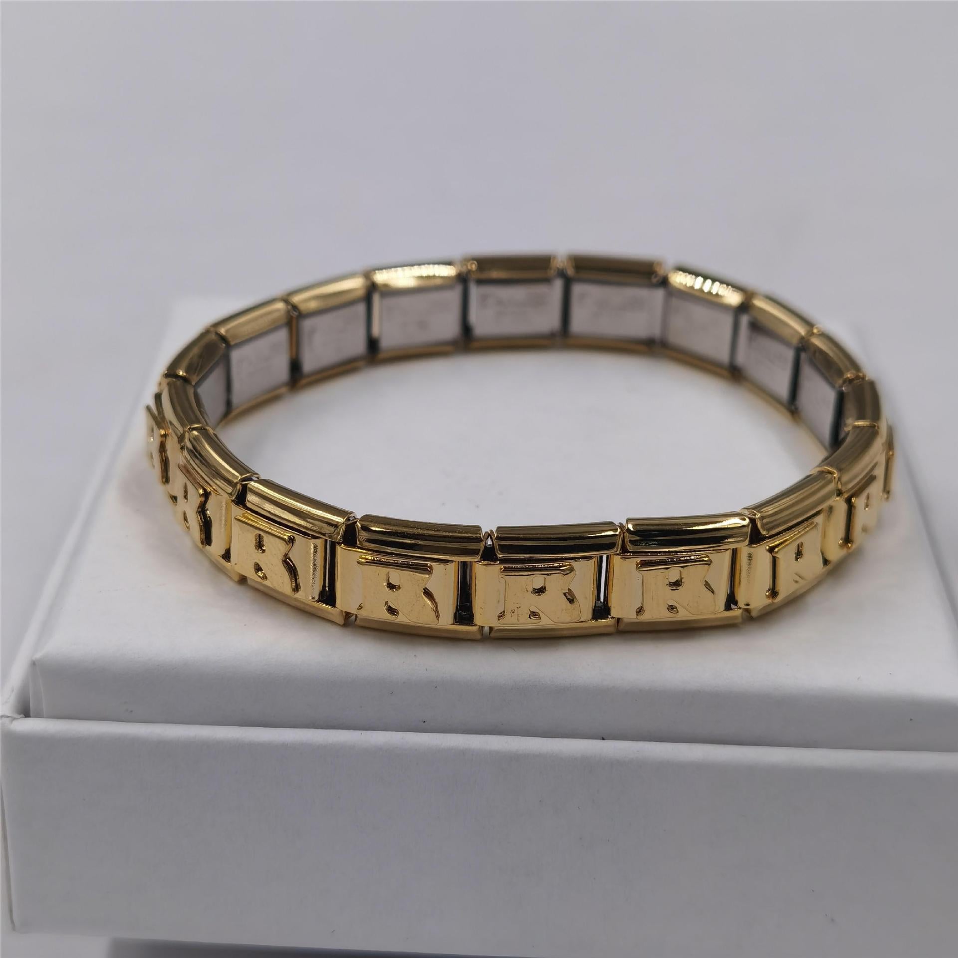 Wholesale Italian Charm Bracelet DIY Module Splicing Stainless Steel Bracelet Accessories Charms