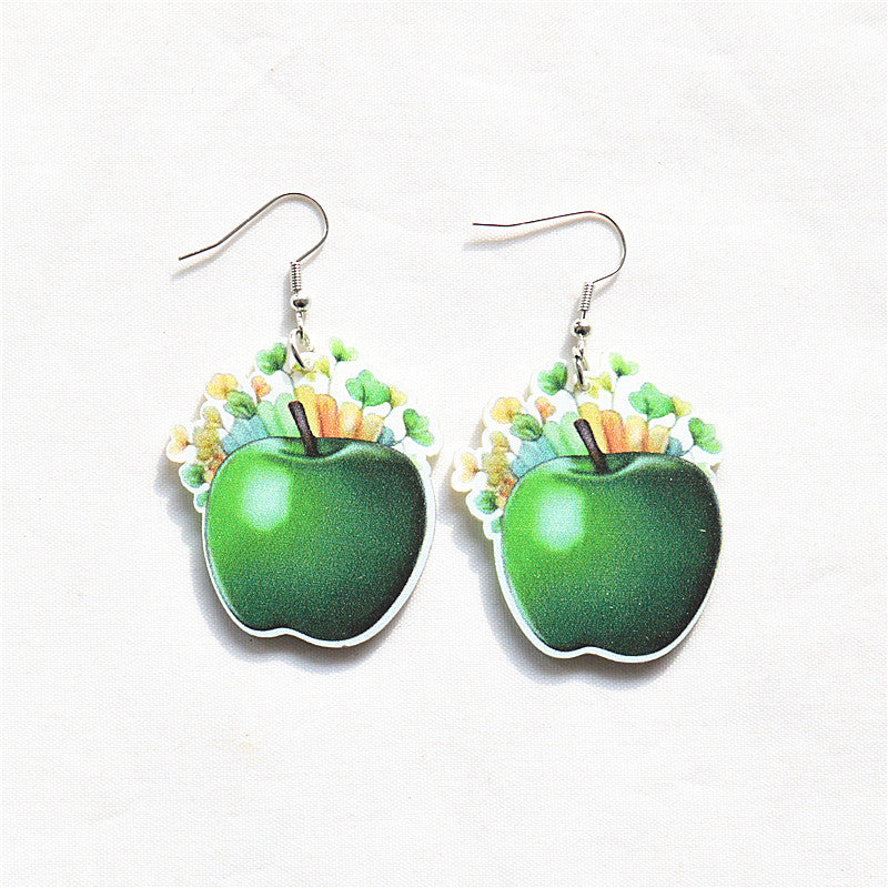 Wholesale St. Patrick's Day Gnome Lucky Shamrock Green Gnome Earrings