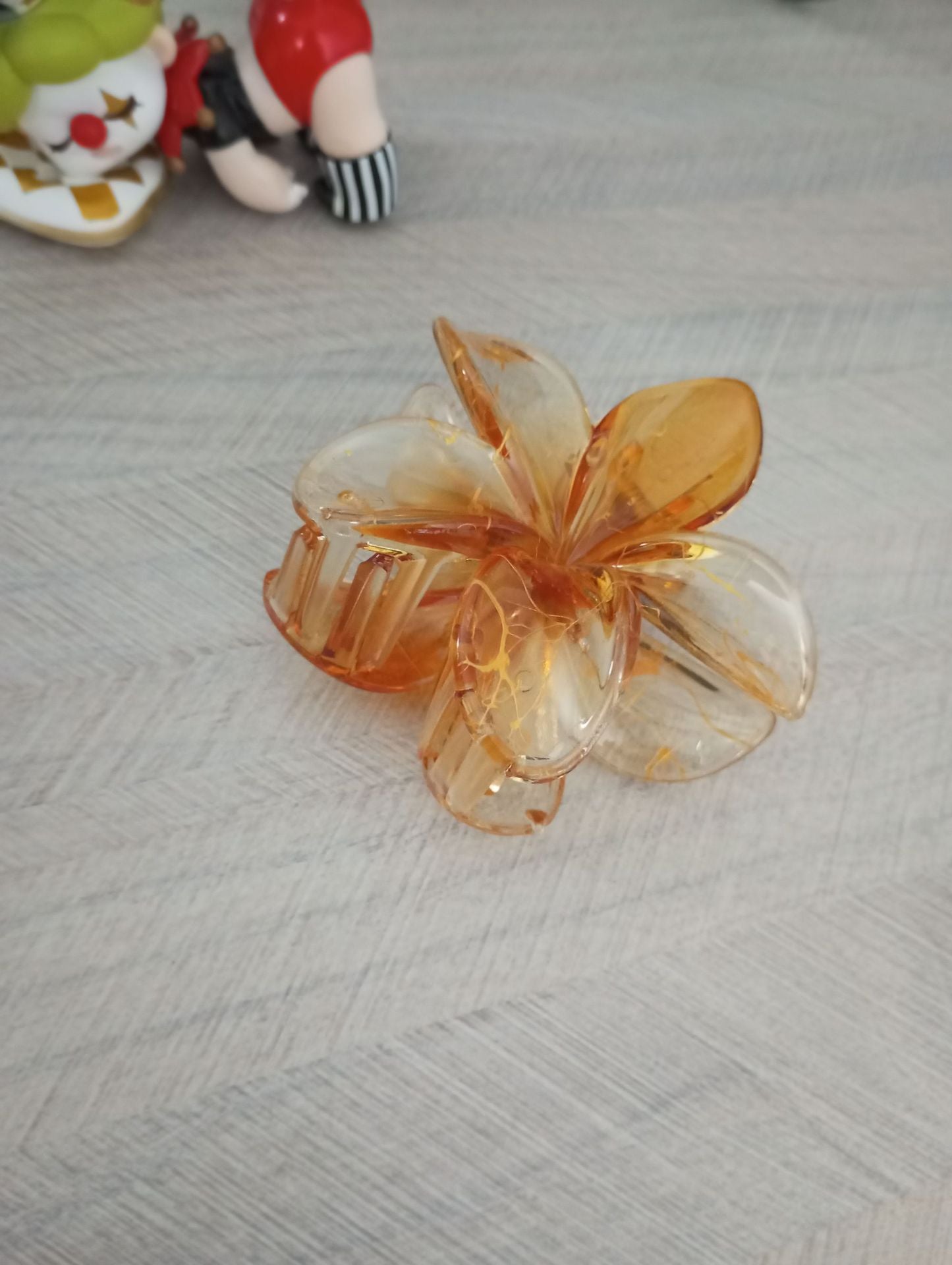 Wholesale Large 8CM Gradient Color Plumeria Flower Hairpin