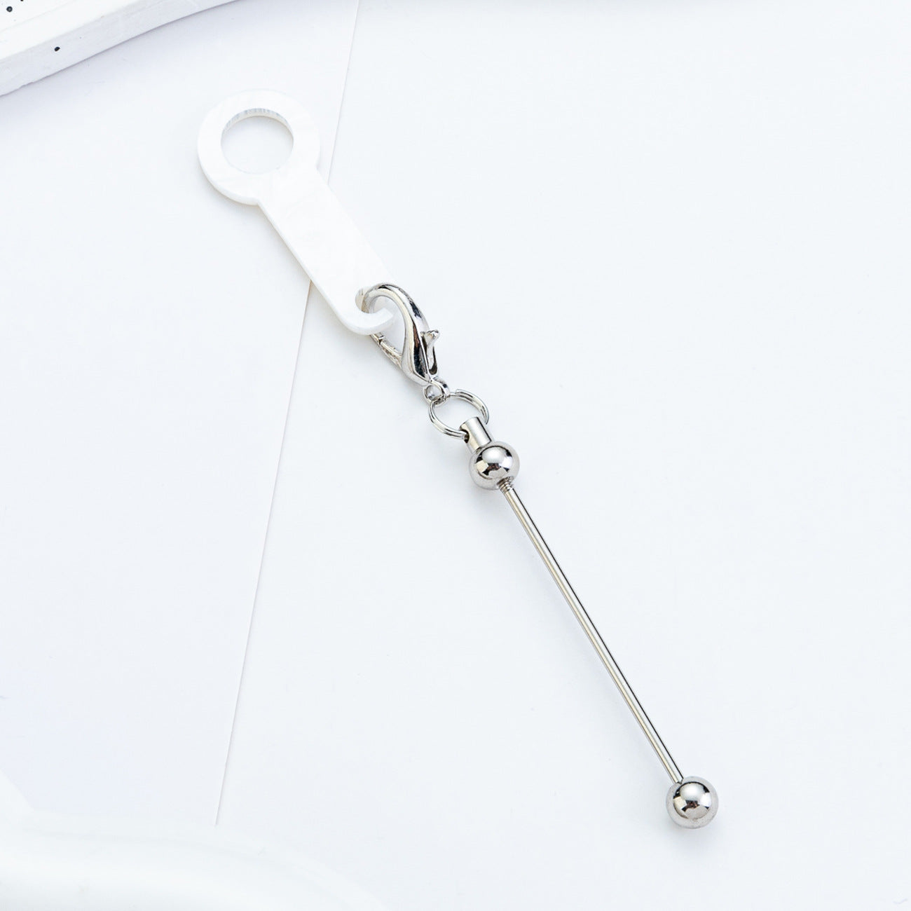 Wholesale Ready-Made DIY Beaded Acrylic Straw Hangings Suitable for 8Mm-10Mm Water Cup Straw Accessories Decoration