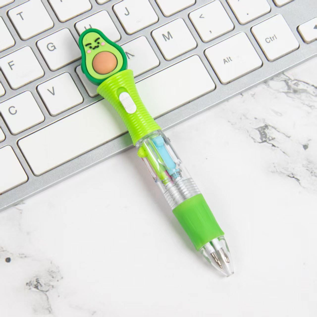 Wholesale 2pcs  Supply Cartoon Mini Four Color Pen special