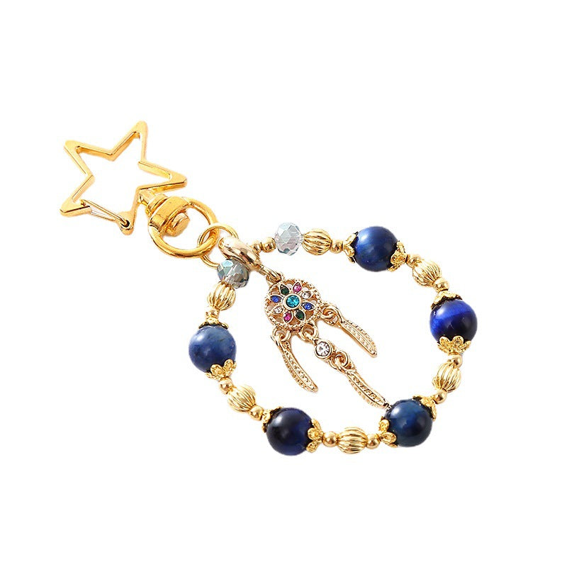 Wholesale Dream Catcher Beaded Metal Keychain