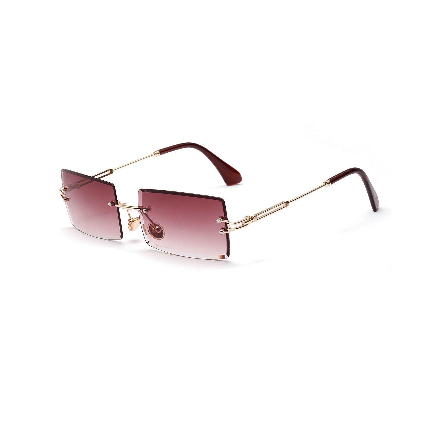 Wholesale Square Frameless PC Sunglasses