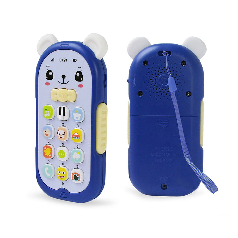 Wholesale Plastic Children's  Toys Simulated Lighting, Music, Baby Soothing Small Mobile Phones