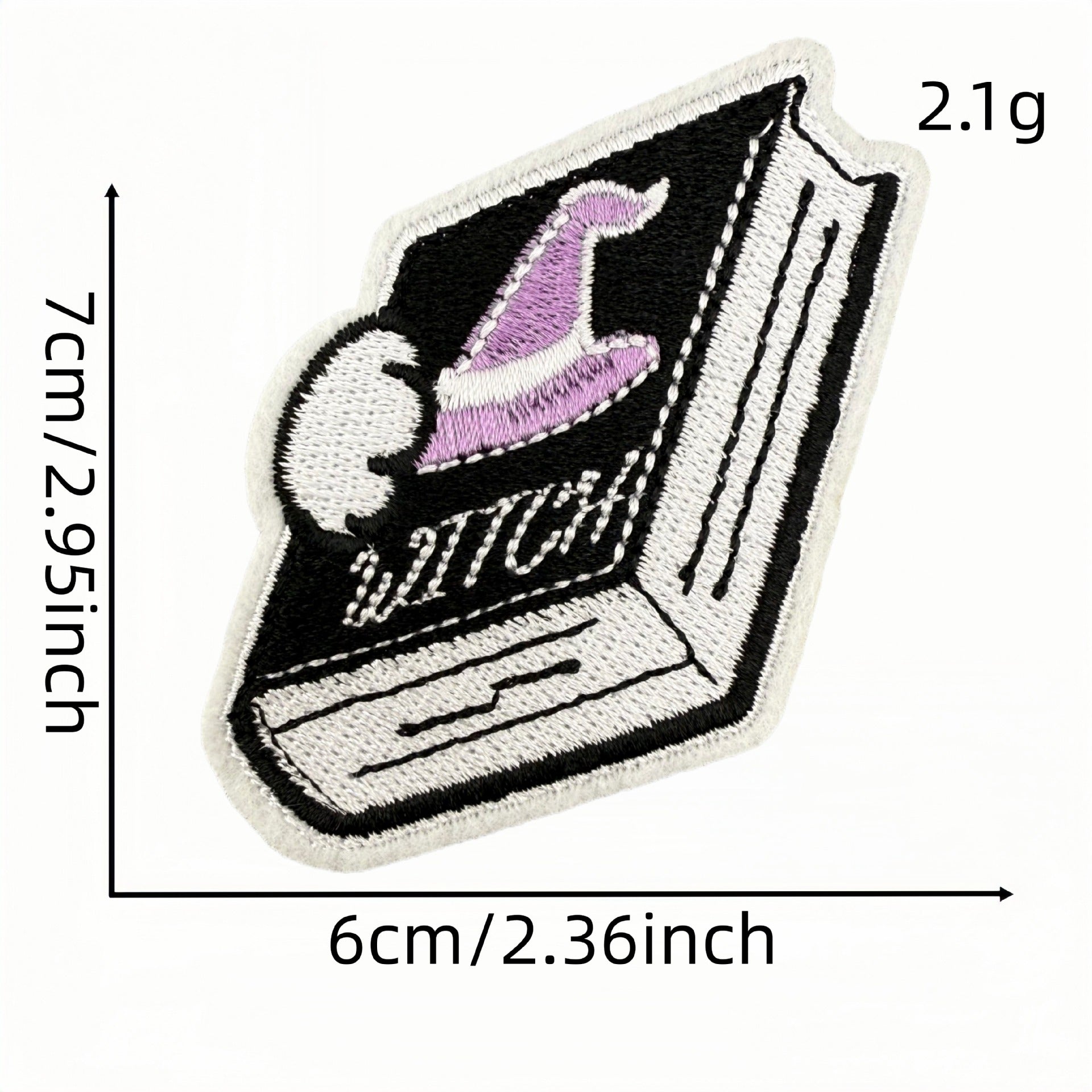 Wholesale Polyester Embroidered Cartoon Book Iron On Patch Reading Badge Decorative Fashion Accessory