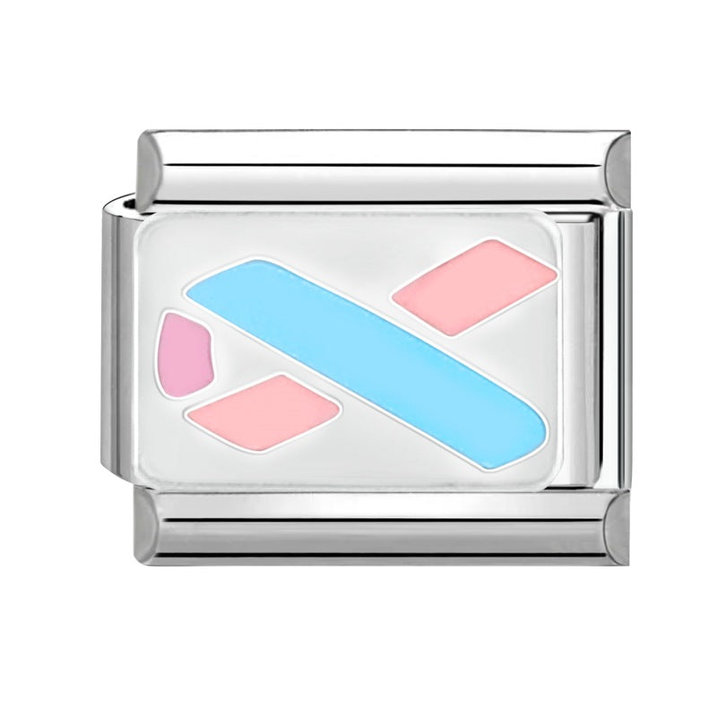 Wholesale Italian Charm Bracelet 9mm DIY Splicing Removable Stainless Steel Creative Composable Bracelet