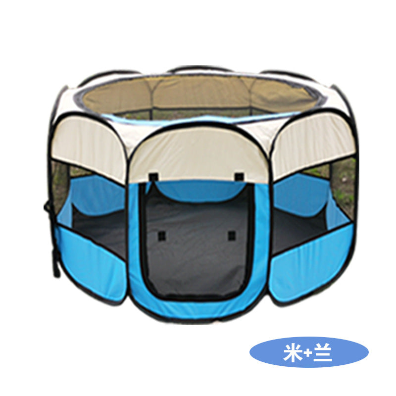 Wholesale Closed Pet Wire Storage Oxford Cloth Octagonal Cage