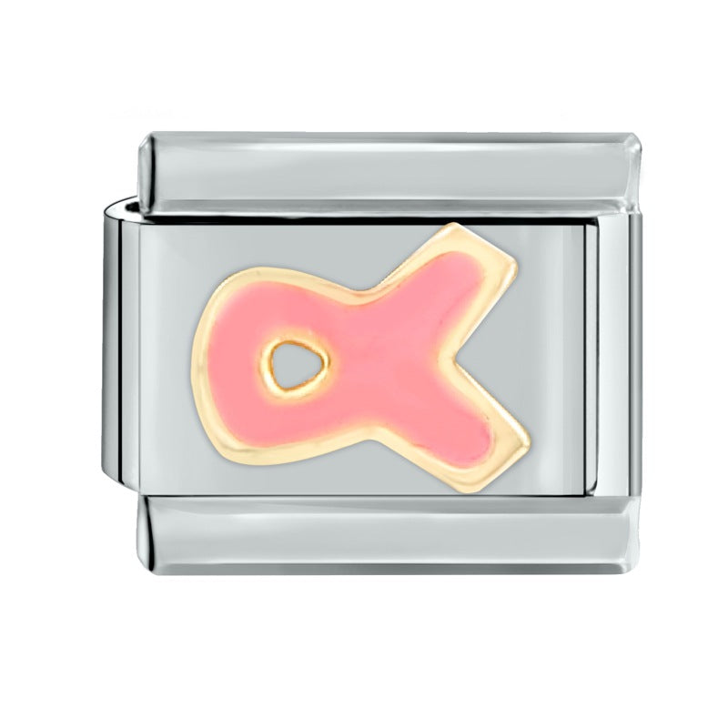 Wholesale Italian Charm Bracelet 9mm DIY Splicing and Removable Stainless Steel Funny Composable Bracelet