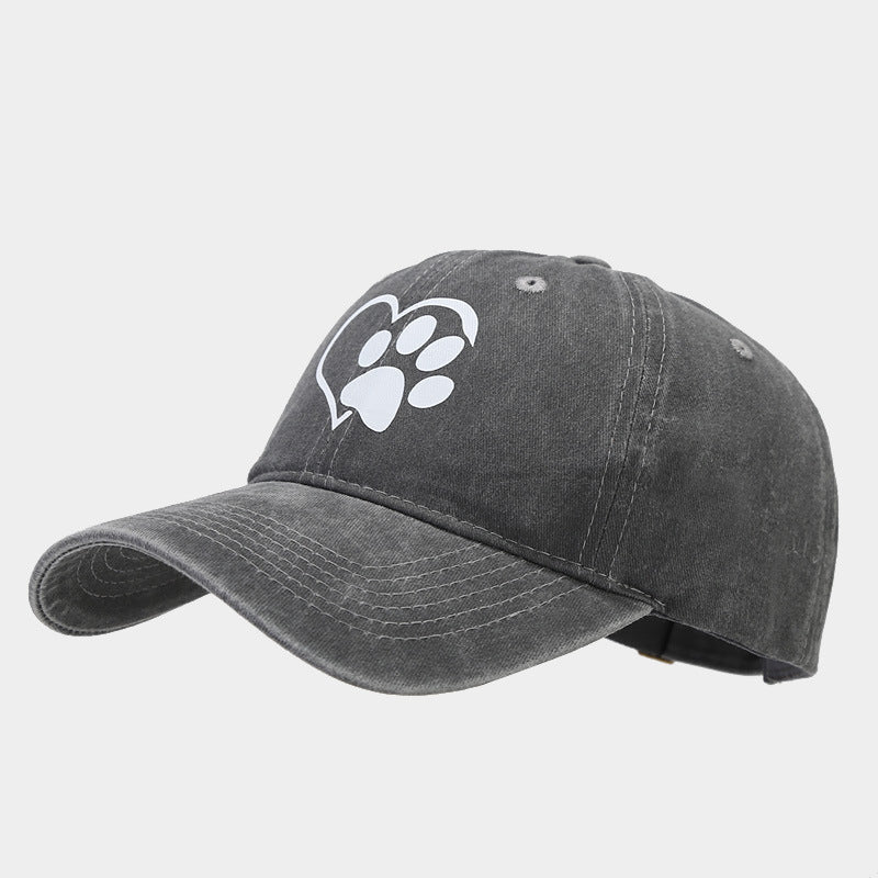 Wholesale Love Dog Claw Soft Top Cotton Baseball Hat