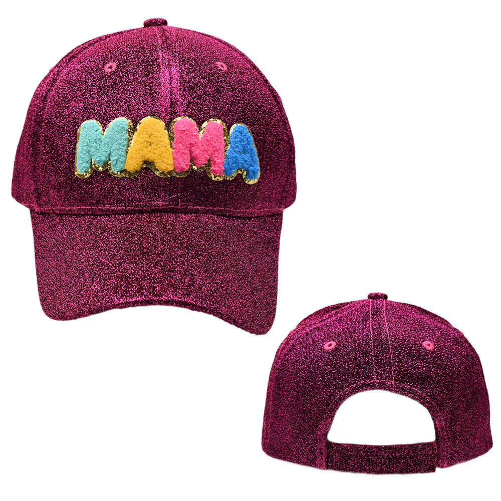 Wholesale Cotton Colorful MAMA Label Baseball Cap