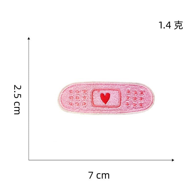 Wholesale Cartoon Heart Embroidered Iron On Patches For Nurse S Day Clothing Decoration