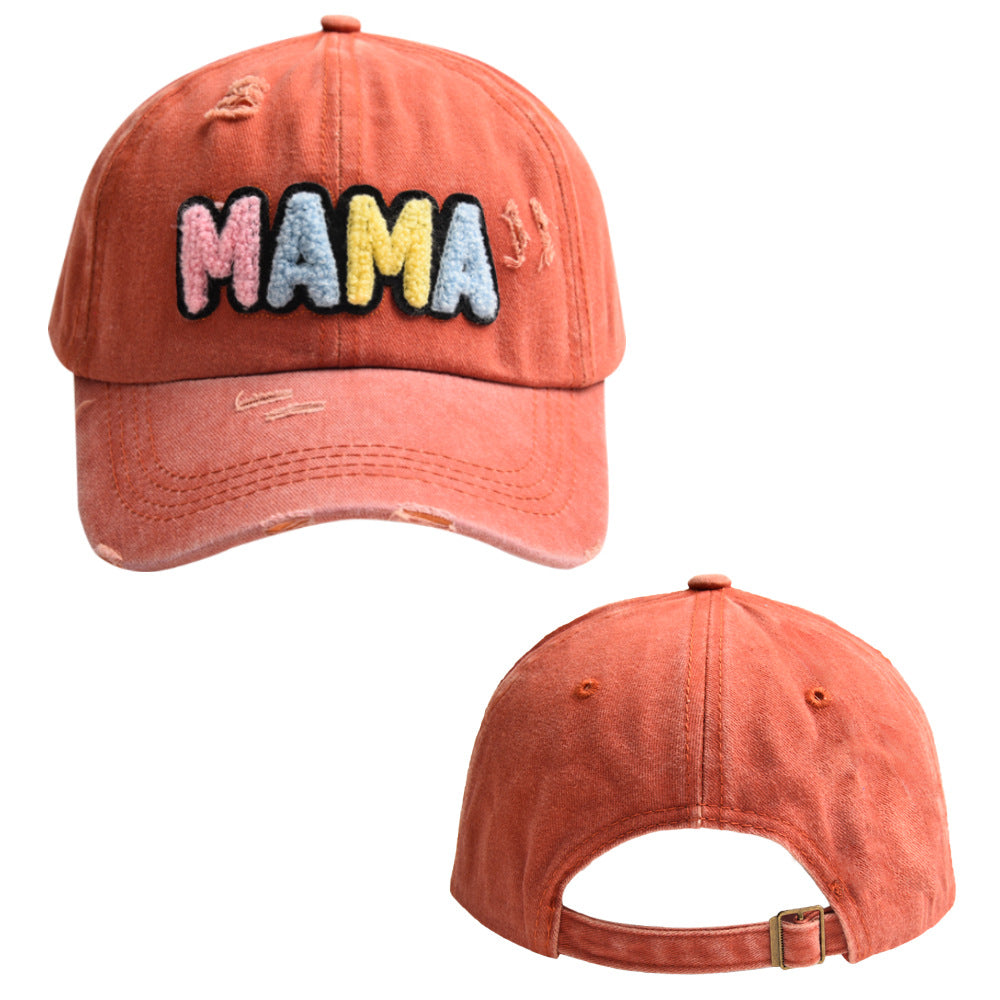 Wholesale Cotton Embroidered Letters MAMA Baseball Cap