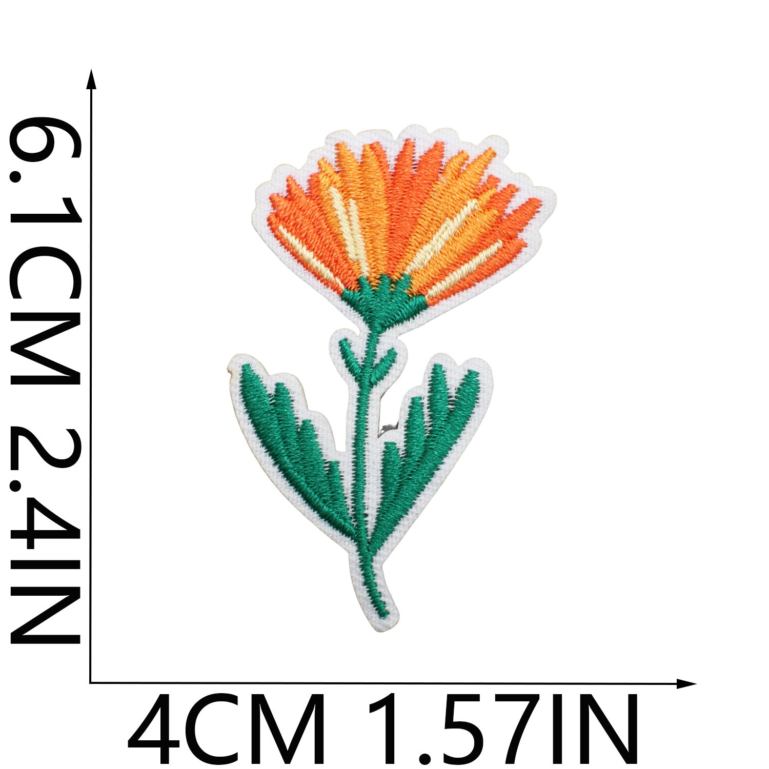 Wholesale Cute Flower, Grass and Bee Embroidery Patch FS