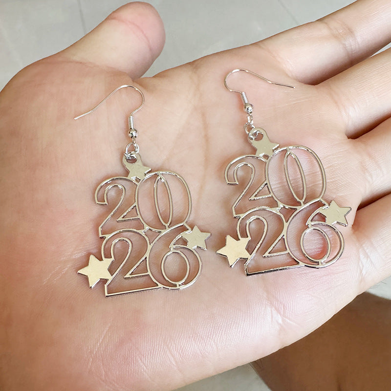 Wholesale 2026 Digital Earrings
