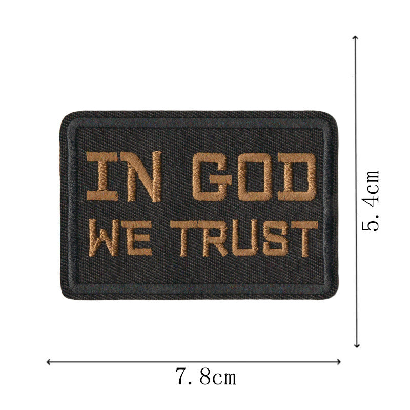 Wholesale Warrior Series English Letter Embroidered Patch