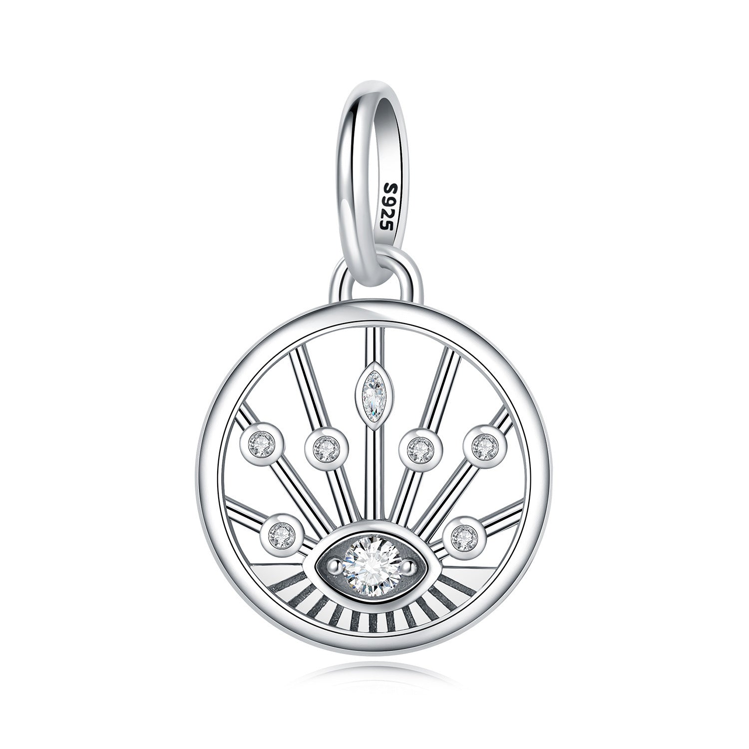 Wholesale Diverse Stars Moon Sun Pure Silver Charms