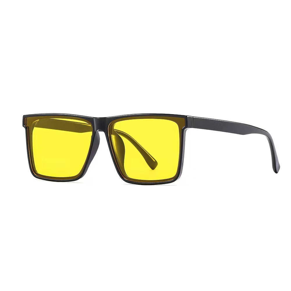 Wholesale Men' s square frame polarized UV protection sunglasses